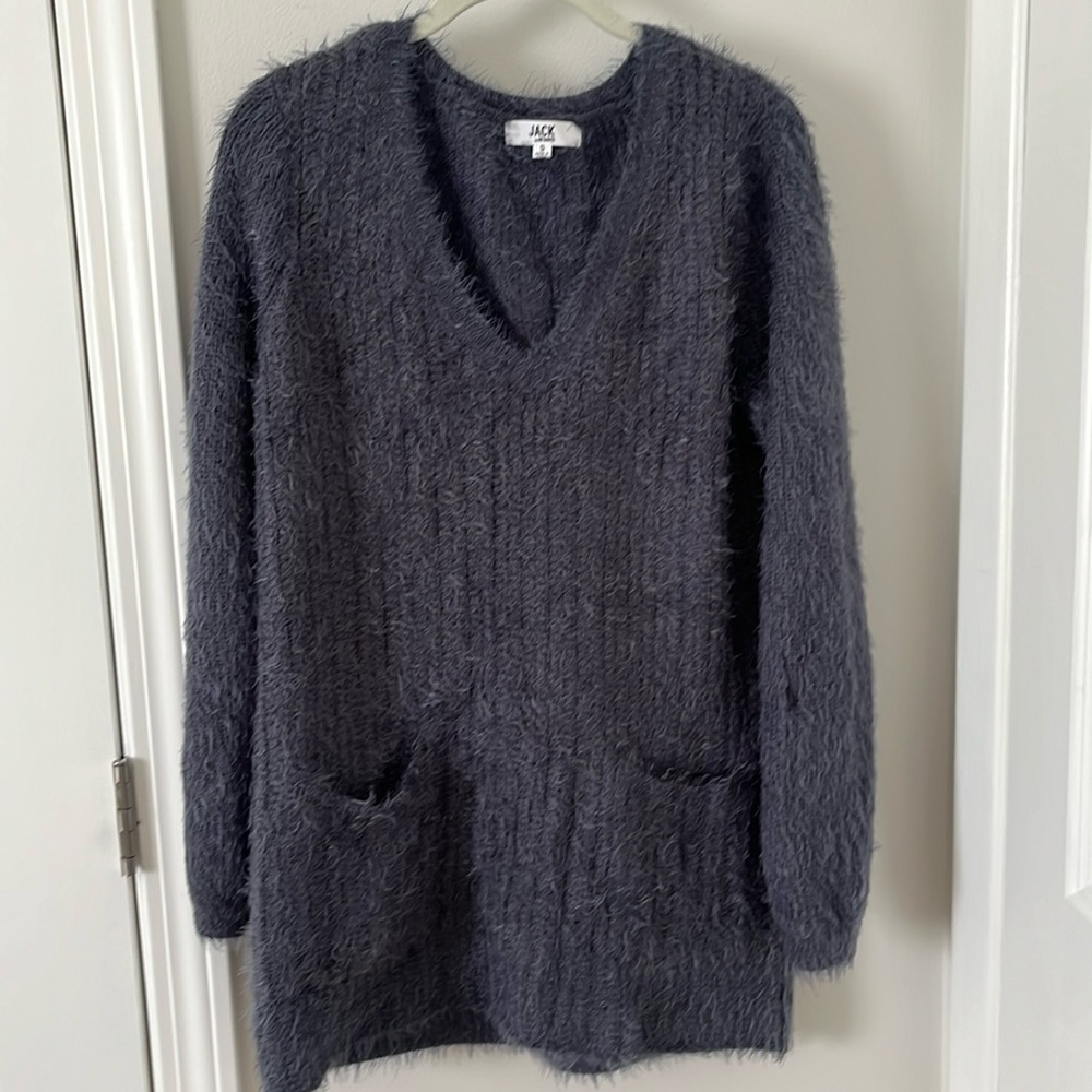 Soft v neck tunic sweater in size small